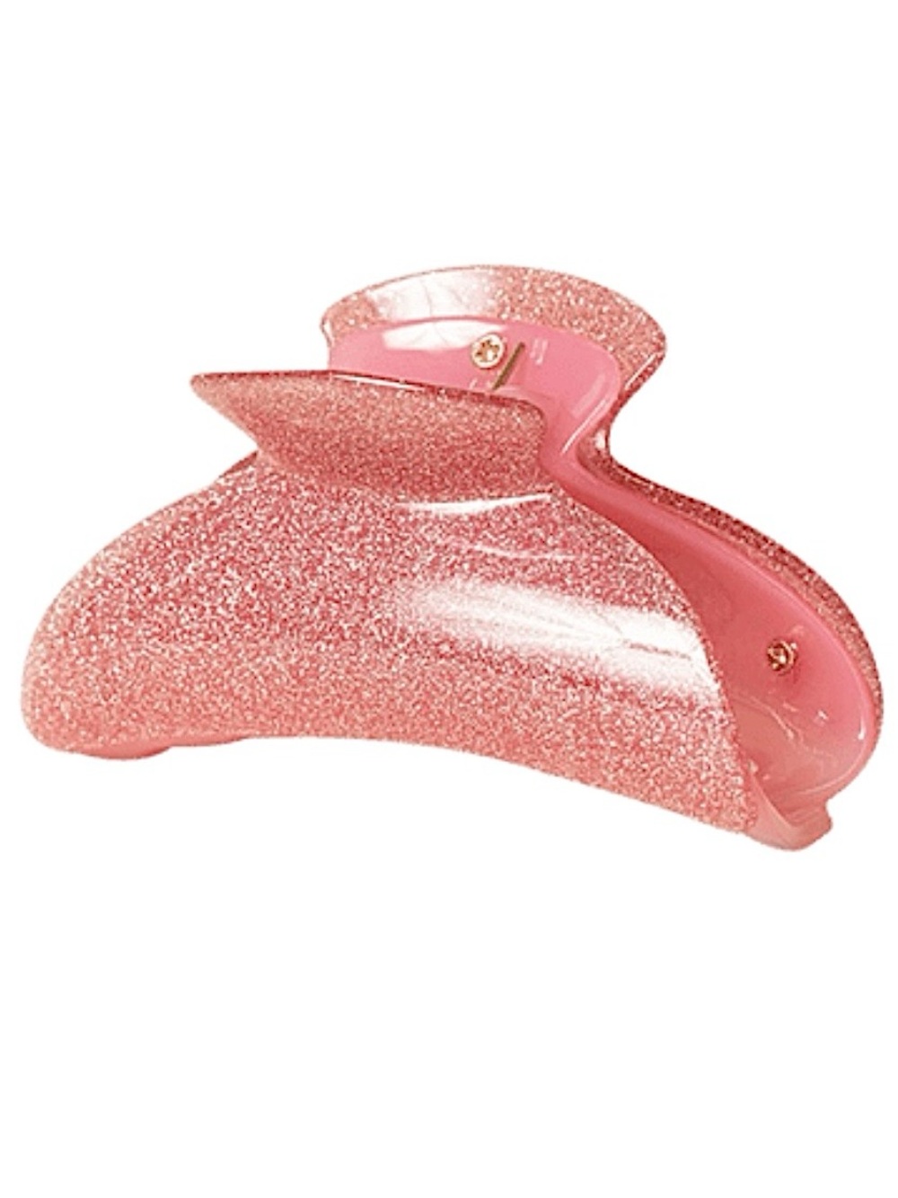 Insert Name Here Hair Pink Glitter Jelly Claw Clip - Non-Slip Extra Durable Clip - Picture 15 of 15